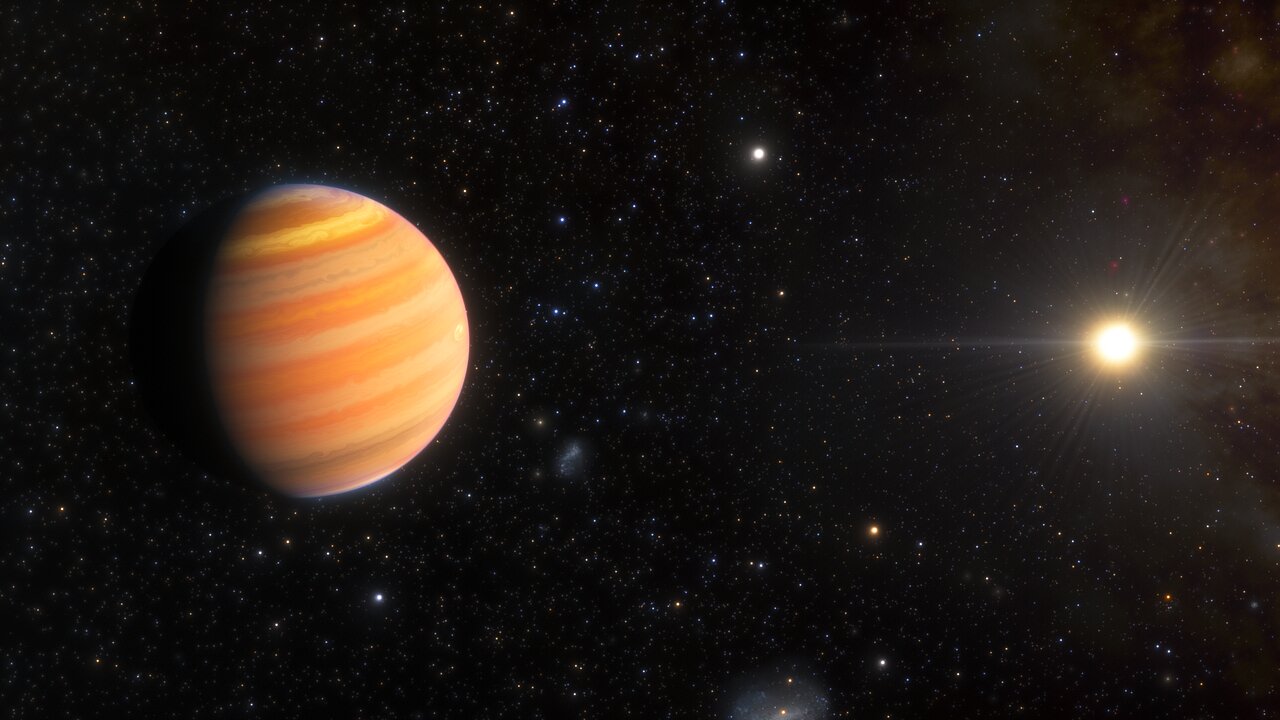 Colossal Planet in Rare Orbit Offers Clues to Origins of 'Hot